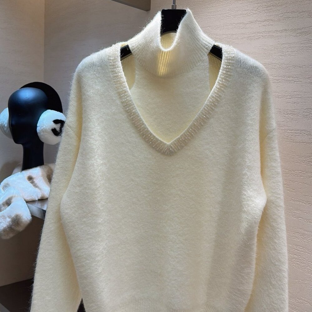 MIU MIU Faux Two-Piece Top